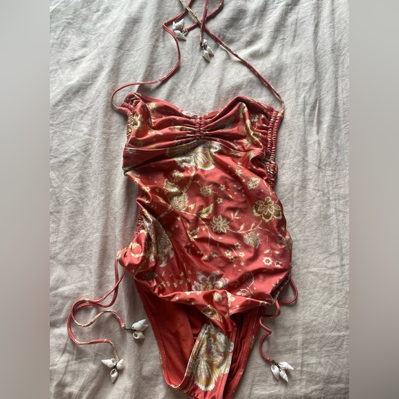 Zimmermann - Veneto Paisley-print Ruched Swimsuit - Picture 5 of 9